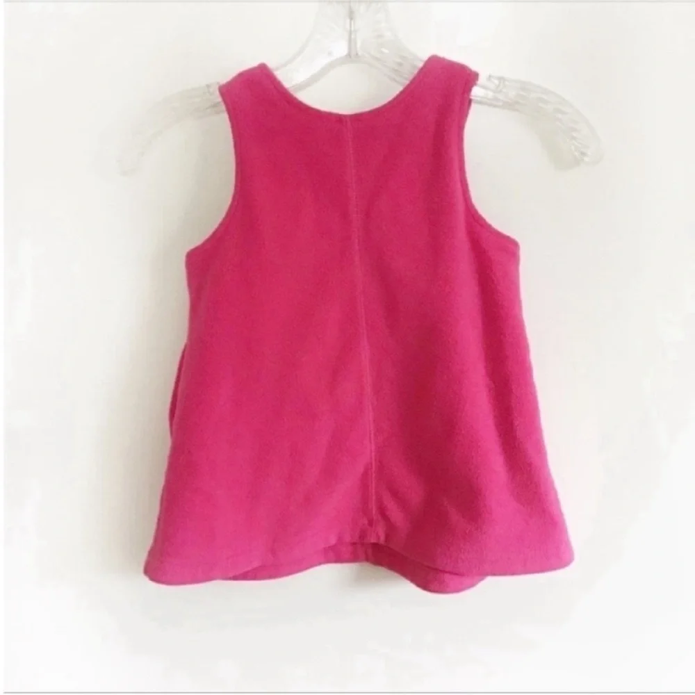 Gymboree girls dress pink vintage Aspen Adventure fleece jumper